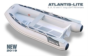  GALA Atlantis 270 Alüminyum Tabanlı Düz Güverte PVC Şişme Bot 